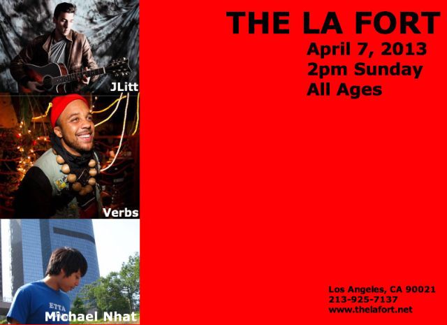 april 7 the la fort show flyer