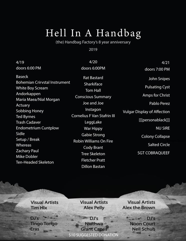 handbag factory flyer